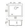 Кухонная мойка Omoikiri Bosen 57-ES Tetogranit/espresso 4997209. Артикул 4997209