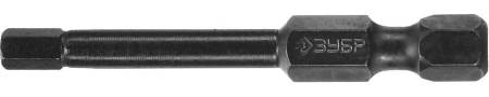 Ударные биты ЗУБР HEX4 50 мм 2 шт 26027-4-50-S2. Артикул 26027-4-50-S2