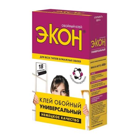 Клей для обоев Экон Универсальный (450 г). Артикул тов-151515