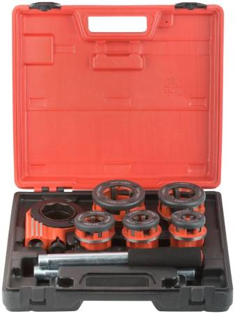 Клуппы трубные черные Профи, набор 5 шт.(3/8"-1/2"-3/4"-1"-1 1/4") FIT 70045. Артикул 70045