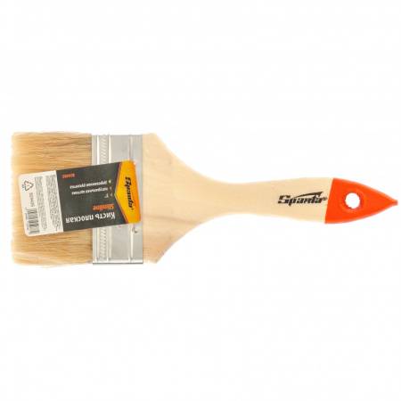 Кисть плоская Slimline 3, Натуральная щетина, деревянная ручка. SPARTA 824405. Артикул 824405