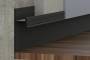 Теневой плинтус скрытого монтажа Pro Design 7209 2700 мм, черный RAL 9005 7209ral9005. Артикул 7209ral9005