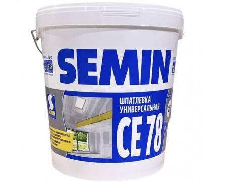 Шпатлевка финишная универсальная SEMIN CE 78 25кг (белая крышка) A2075white. Артикул A2075white
