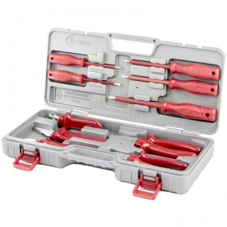 Набор "Электомонтажник-3", пластиковый бокс (НИЗ) Россия 13446. Артикул 13446