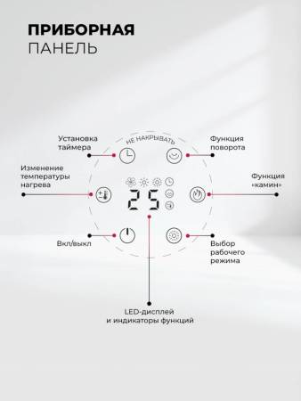 Тепловентилятор керамический LEX LXCR 1526 LXCR1526. Артикул LXCR1526