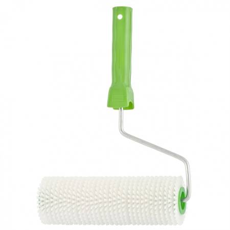 Купить Валик игольчатый для наливных полов с ручкой, 240 мм Сибртех 81101, артикул 81101 в магазине Biber-tools Валик игольчатый для наливных полов с ручкой, 240 мм Сибртех 81101. Артикул 81101