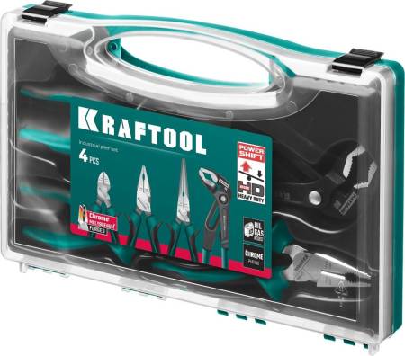 Набор губцевого инструмента KRAFTOOL 4 шт 22012. Артикул 22012