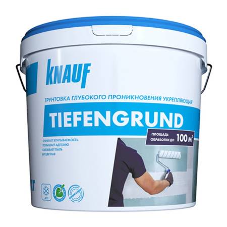 Грунтовка Knauf Tiefengrund универс. глуб. проникновения (10 кг). Артикул тов-043056