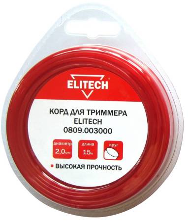 Корд для триммера 0809.003000 ELITECH 176820. Артикул 176820