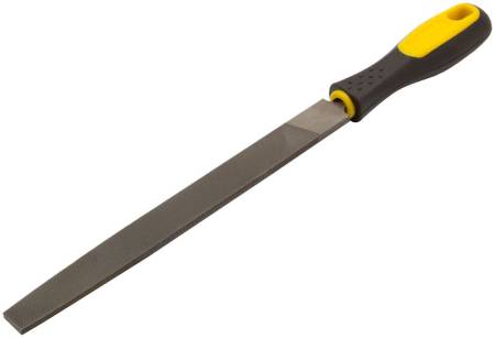 Напильник, прорезиненная ручка, плоский 200 мм FIT 42576. Артикул 42576