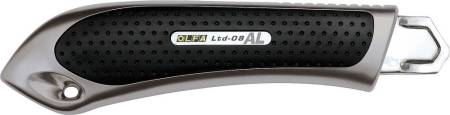 Нож OLFA с выдвижным сегментированным лезвием автофиксатор 18мм OL-LTD-AL-LFB. Артикул OL-LTD-AL-LFB
