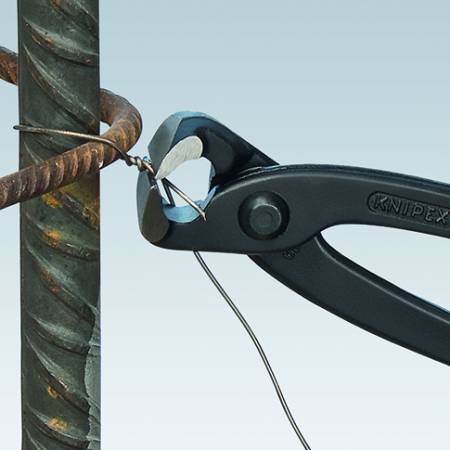 Клещи вязальные для арматурной сетки, 280 мм, фосфатированные, KNIPEX KN-9901280. Артикул KN-9901280