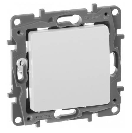 Выключатель Legrand Etika 672201 одноклавишный скрытая установка белый. Артикул 161970