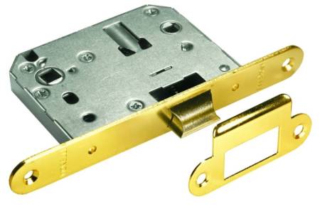 Защелка сантехническая скругленная О2070 PG, золото MORELLI 9009249. Артикул 9009249