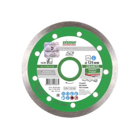 Круг алмазный отрезной 1A1R 125x1,4x10x22,23 Granite DiStar 11115034010. Артикул 11115034010