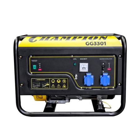 Бензиновый генератор CHAMPION GG3301. Артикул GG3301