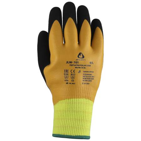 Акриловые утепленные перчатки с начесом JETA SAFETY JLW-701-L. Артикул JLW-701-L
