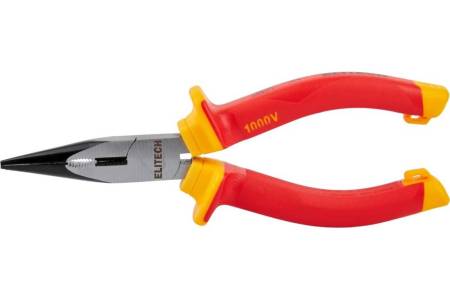 Длинногубцы Elitech 160 мм, диэлектрические, 1000В, CrV 120401 207124. Артикул 207124