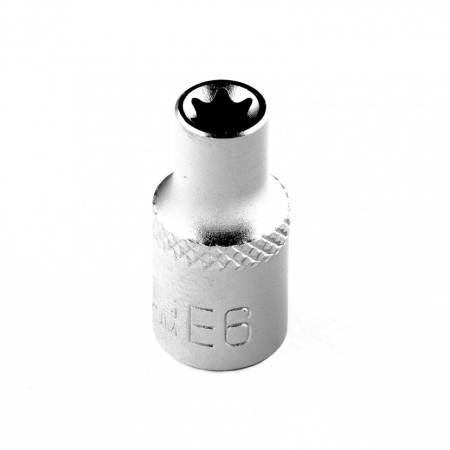 Головка торцевая 1/4, Е6, CrV Stels 13865. Артикул 13865