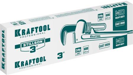 Трубный разводной ключ KRAFTOOL STILLSON 3"  2727-60. Артикул 2727-60