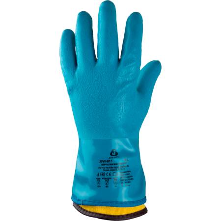 Утепленные химические перчатки JETA SAFETY JPW-811-L. Артикул JPW-811-L