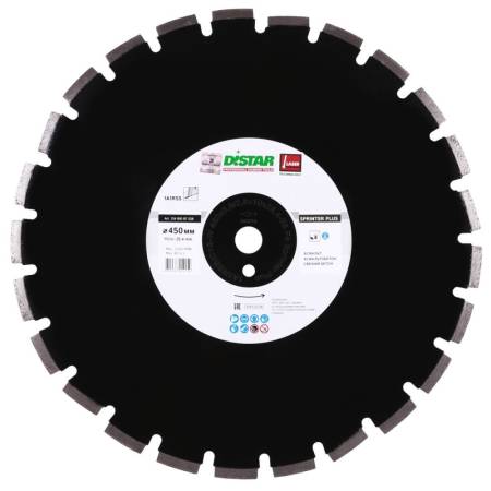 Круг алмазный отрезной 1A1RSS/C1S-W 450x3,8/2,8x10x25,4-25 F4 Sprinter Plus DiStar 12485087028. Артикул 12485087028