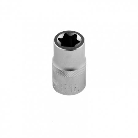 Головка торцевая 1/2, Е16, CrV Stels 13872. Артикул 13872