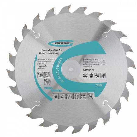 Пильный диск по дереву 216 x 32/30 x 24Т Gross 73329. Артикул 73329