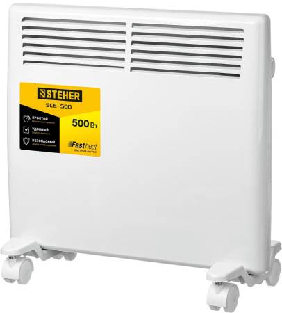 Электрический конвектор STEHER 0.5 кВт SCE-500. Артикул SCE-500