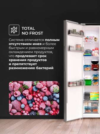 Холодильник двухкамерный отдельностоящий с инвертором LEX LSB530SlGID CHJI000012. Артикул CHJI000012