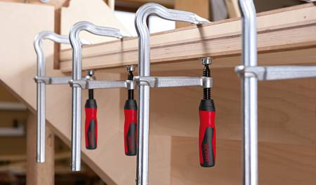 Струбцина цельнометаллическая 400/120, 5 кН, 2К ручка BESSEY BE-GM40Z-2K. Артикул BE-GM40Z-2K