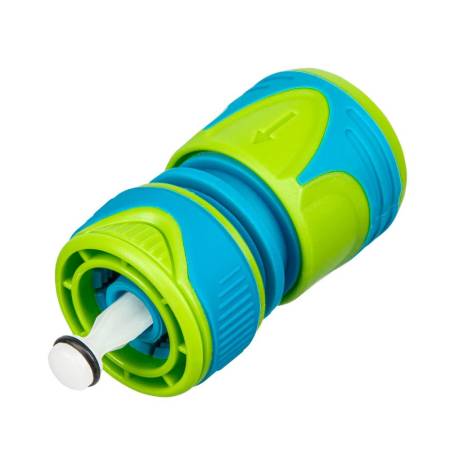 Соединитель быстросъемный 1/2", аквастоп, двухкомпонентный, Palisad LUXE 65778. Артикул 65778