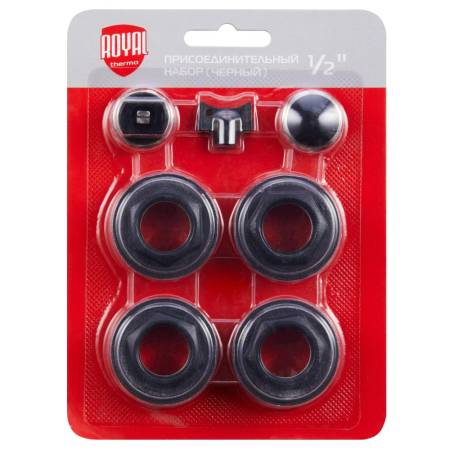 Набор присоединительный Royal Thermo 1/2'' black. Артикул НС-1156727