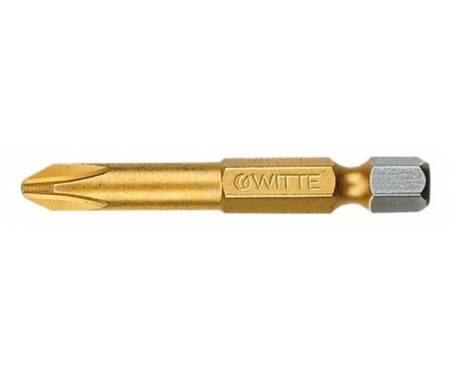 Бита PH1, 50мм, MAXX TIN, Германия, WITTE 27551. Артикул 27551