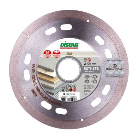 Круг алмазный отрезной 1A1R 125x1,1x8x22,23 Esthete 7D DiStar 11115421010. Артикул 11115421010
