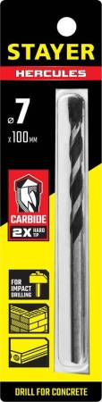 Сверло по бетону STAYER HERCULES 7 x 100 мм PROFESSIONAL 2915-100-07_z01. Артикул 2915-100-07_z01