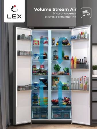 Холодильник двухкамерный отдельностоящий с инвертором LEX LSB520StGID CHJI000006. Артикул CHJI000006