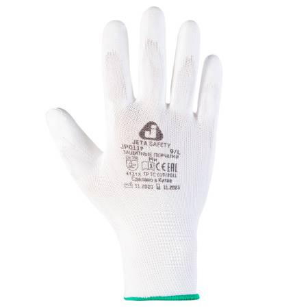 Защитные перчатки с полиуретановым покрытием JETA SAFETY JP011p-L. Артикул JP011p-L