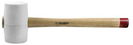 Белая резиновая киянка ЗУБР 450 г 20511-450_z01. Артикул 20511-450_z01