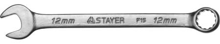 Комбинированный гаечный ключ 12 мм STAYER 27085-12. Артикул 27085-12