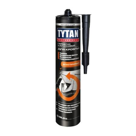 Герметик каучуковый Tytan для кровли прозрачный (0,31 л). Артикул тов-213052