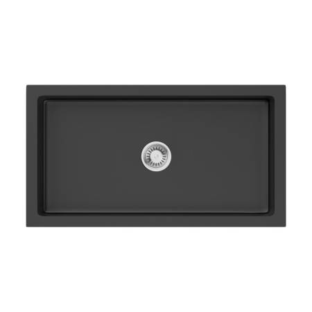 Кухонная мойка Omoikiri Mikura 83-BL Natceramic/черный 4997081. Артикул 4997081