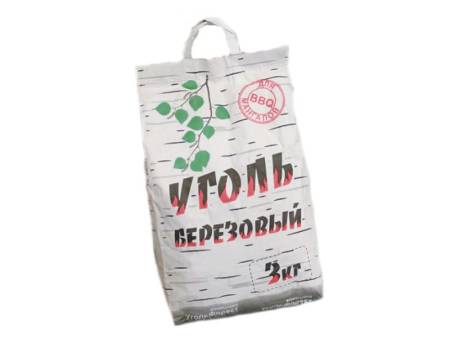 Уголь древесный, 3кг.,  RUS 69-9-928. Артикул 69-9-928
