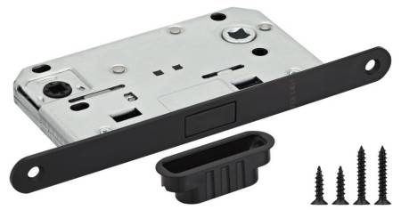 Защелка магнитная  RM1895 BL, многофункциональная, цвет - черный RUCETTI 9014496. Артикул 9014496