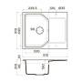 Кухонная мойка Omoikiri Yonaka 61-PA Artgranit/пастила 4993634. Артикул 4993634
