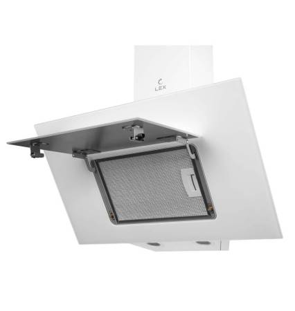Вытяжка кухонная наклонная LEX Mira G 500 White TRFE000019. Артикул TRFE000019
