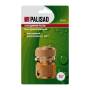 Соединитель латунный быстросъемный для шланга 1/2", Palisad 66264. Артикул 66264