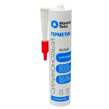 Герметик силиконовый нейтральный MasterTeks PM 0,29 белый 9612903. Артикул 9612903