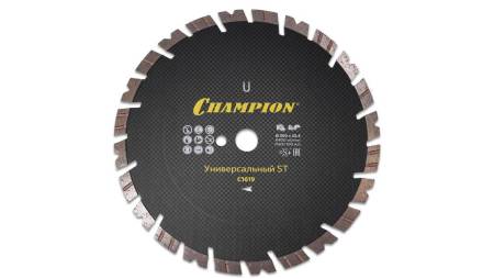 Диск алмазный CHAMPION универсальный ST Fast Gripper, С1619. Артикул С1619