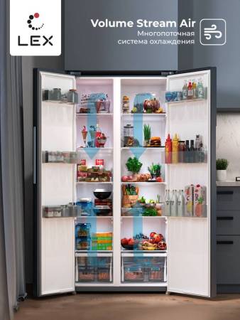 Холодильник двухкамерный отдельностоящий с инвертором LEX LSB520DgID CHJI000002. Артикул CHJI000002